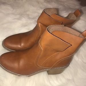 Chestnut Ankle Booties